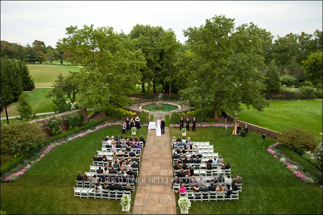 Meadowbrook Hall Outdoor Wedding Ceremony